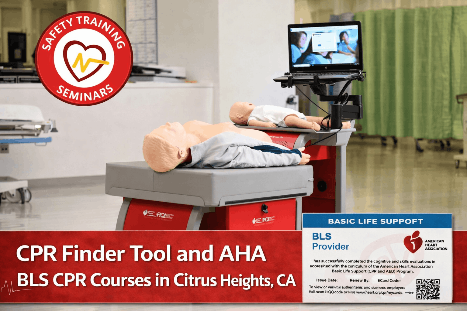 CPR Finder Tool and AHA BLS CPR Courses in Citrus Heights, CA