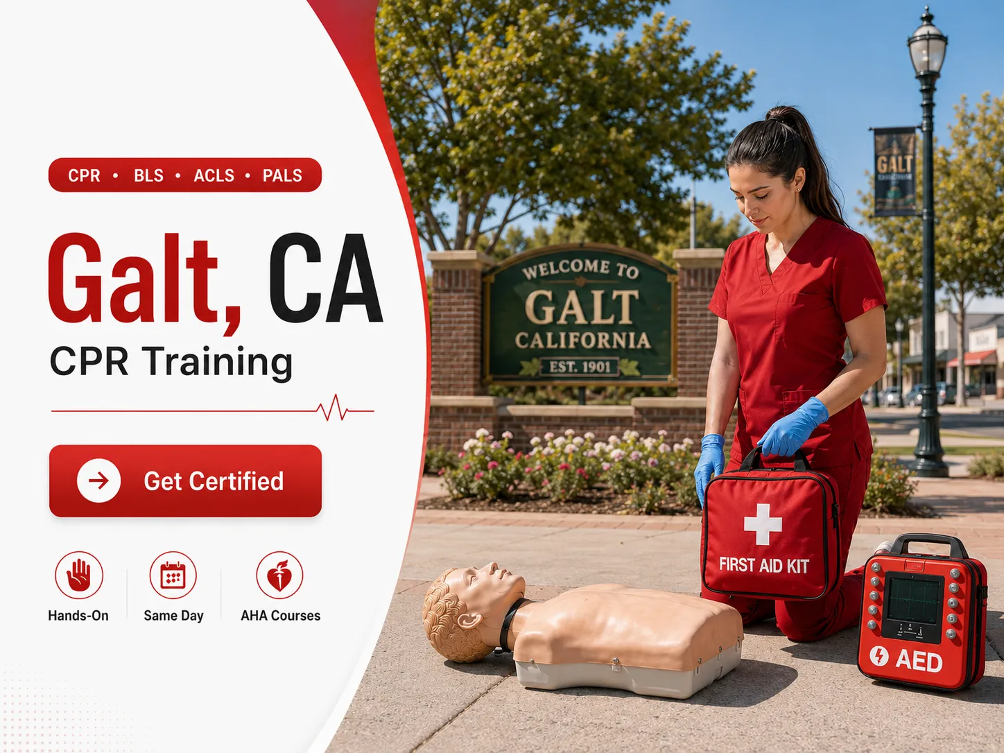 CPR, BLS, ACLS & PALS Certification Courses Near Galt, CA