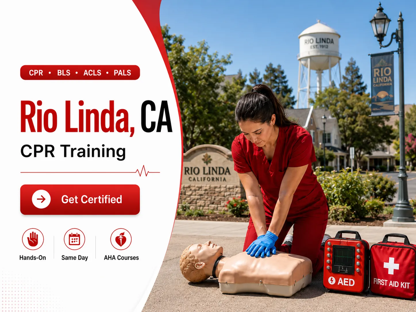 CPR BLS, ACLS & PALS Certification Courses Near Rio Linda, CA