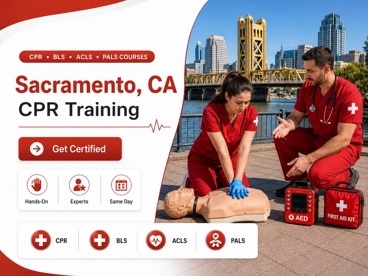 CPR BLS, ACLS & PALS Certification Classes in Sacramento, CA
